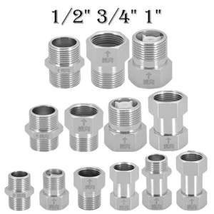 Brass One Way Non Return Valves BSP 1/2" 3/4" 1" Male/Female Thread Check Valve - Picture 1 of 17