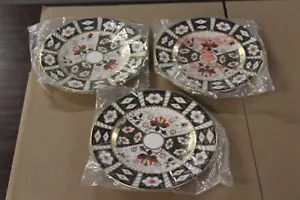 3 platos de ensalada Royal Crown Derby tradicionales Imari 8 3/8" #2451 nuevos - Imagen 1 de 3