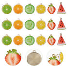 24pc Set of Fruit Slice Charms for DIY Crafting & Projects