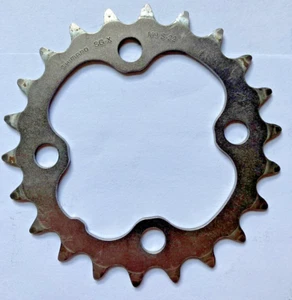Shimano SG-X 22tooth 64mm 4 Bolt BCD Steel Silver Chainring - Picture 1 of 6