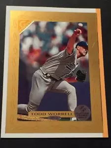 1997 Topps Gallery Player's Private Issue WHITE BORDER Todd Worrell Dodgers - Picture 1 of 1