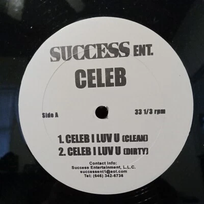 CELEB Celeb I Love You/If You Want It/The One 12"SINGLE VINYL PROMO (337) - Image 1 of 4