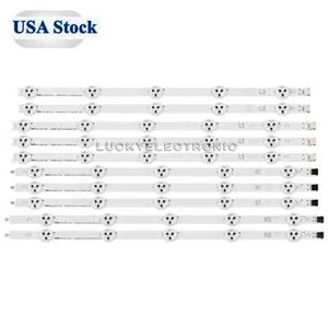 10pcs LED strips For Sanyo DP42D23 P42D23-00 LG 42" ROW2.1 Rev0.0 1 L1 R1 L2 R2 - Picture 1 of 5