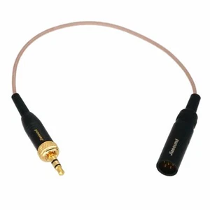 3.5mm Locking Plug to Mini-XLR Male TA5M 5pin Cable For Sennheiser Microphone - Picture 1 of 4