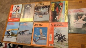 9 issues of R/C Model Builder magazine 1972 - 1980 Remote Control Planes - Picture 1 of 20
