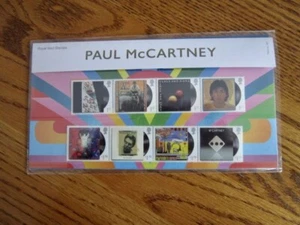PAUL McCARTNEY GB 2021 PRESENTATION PACK No 601 MINT STAMP SET+ MS SHEET - Picture 1 of 6