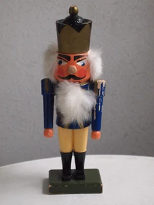 vintage german nutcracker King, ca.27cm, christmas, Erzgebirge, collectors  - Picture 1 of 5