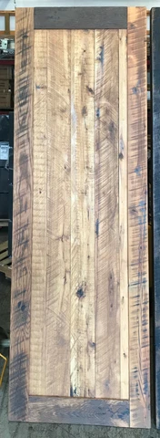 Authentic Reclaimed 28" Brown Wood Barn Door - Montrose - USA- FREE LOCAL PICKUP Cover