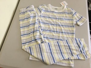 NWT Gymboree Boys Stripe pajama set Outlet 6, 10 - Picture 1 of 1