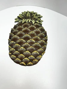 VTG Tomy Bahama Rustic Pineapple Farm Beach House Wall Plaque Stepping Stone - Picture 1 of 4
