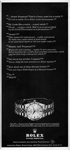 Reloj Rolex 1007 1961 anuncio impreso original - Imagen 1 de 1