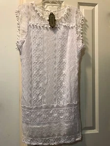 White Lace Dress Size XXLarge - Picture 1 of 3
