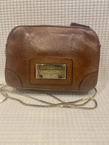 VALENTINO Caravani small Leather Bag With Gold Chain - Picture 1 of 12
