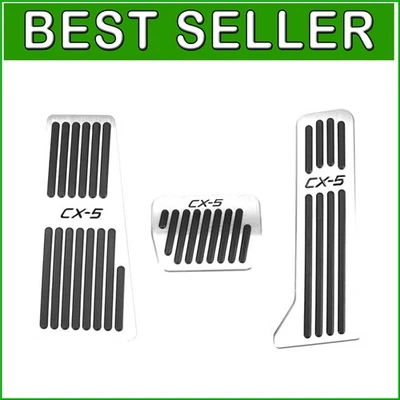 Juego de pedales de aluminio antideslizantes duraderos para Mazda CX-5 (2012-2025) - Fácil instalación Foto 1 de 4