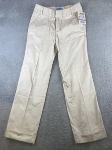 Dockers Khaki Beige Tan Pants NWT Women 6S Straight Fit Metro Pant Flat Front - Picture 1 of 14