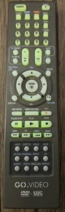 Go Video 6711R1N155A Dvd VCR Combo Remote Control VR3840 VR3845 VR3930 VR5940 - Picture 1 of 2