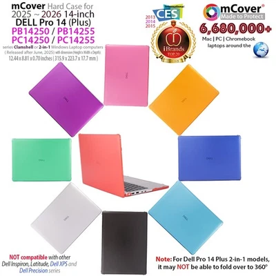 НОВЫЙ чехол mCover для 2025 + 14» Dell Pro 14 PB14250 PB14255 PC14250 Windows ПК - Изображение 1 из 4