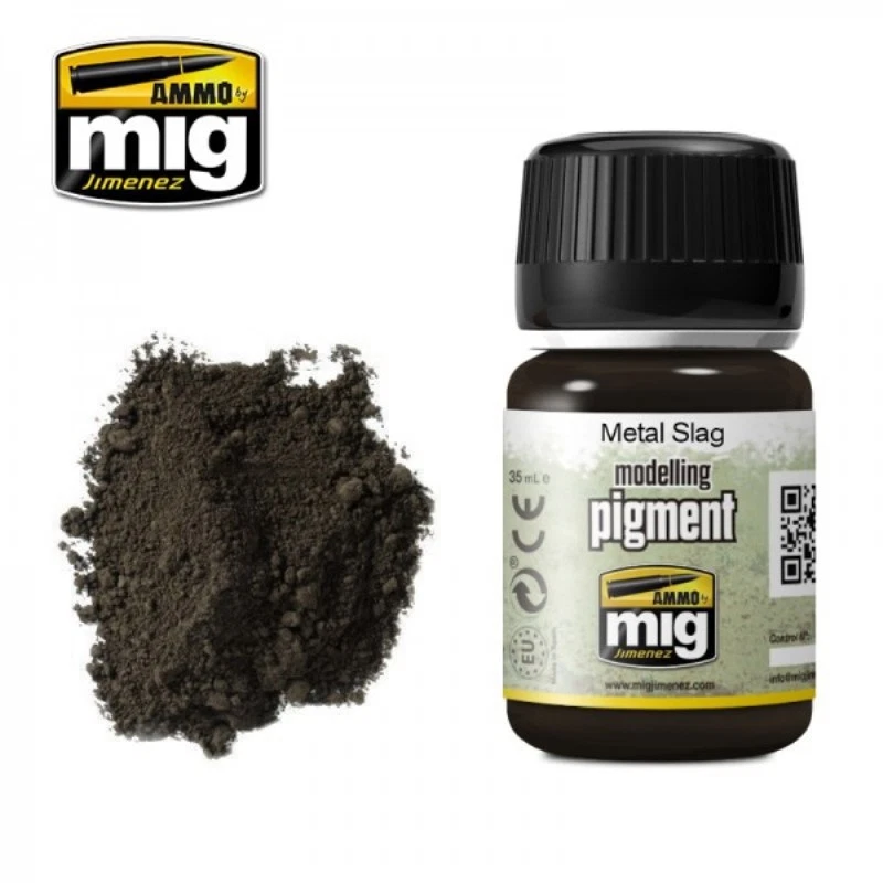 MIG JIMENEZ Metal slag modeling pigment A.MIG-3020 (35ml) Neuf | 8432074030201