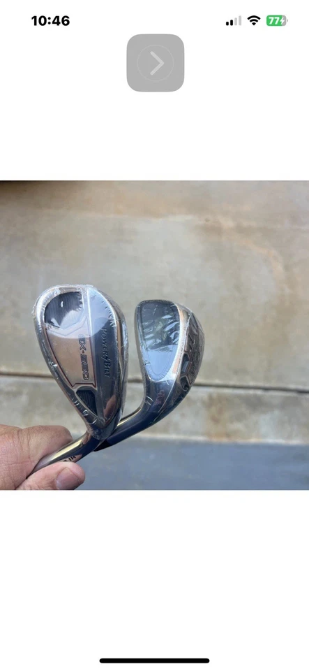 RH Mens Powerbilt Golf EX-550 Hybrid Iron #PW "R" Flex  and a BONUS Sandwedge!! - Image 1 of 4