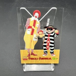 McDonalds 1996 Classic MC10 Ronald & Hamburglar Acetat Karte - Bild 1 von 5
