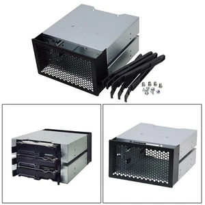 3 Baies 3,5" HDD Cage Rack Disque Dur SAS SATA Plateau de Disque Caddy - Afbeelding 1 van 7