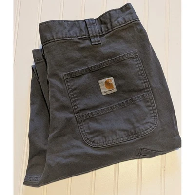 Carhartt Mens Relaxed Fit Canvas Work Pants Men's 34x32 (tag 36x34) 1022910039 - Image 1 of 4