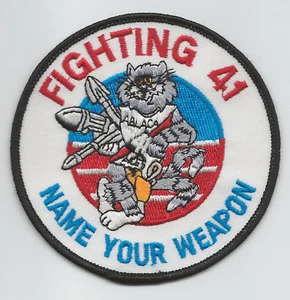 VF-41 NAME YOUR WEAPON TOMCAT patch - Picture 1 of 1