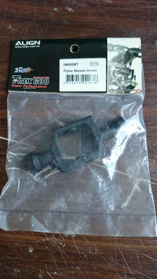 ALIGN TREX 600 TREX600 FLYBAR SEESAW HOLDER NEW in BAG - Image 1 of 1