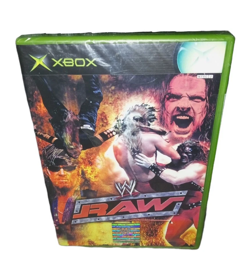 WWE Raw (Microsoft Xbox, 2002) NTSC-J Japanese Import - New Sealed - Image 1 of 4