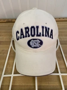 Preowned "Carolina" NC Hat/Cap Strap Back White/ Blue..Zephyr Brand.. - Picture 1 of 8