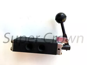 Pneumatic Hand Lever Valve 5 Port 3 Position Toggle Manual Contol SH-410-02-3NPT - Picture 1 of 5