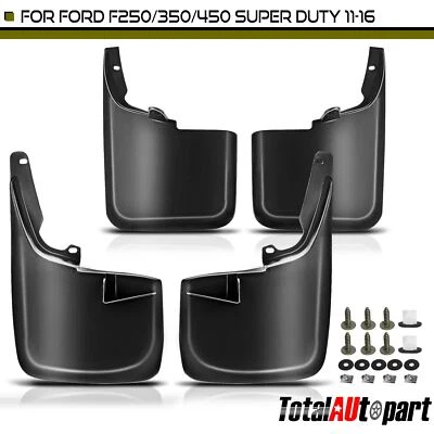 4x protetores contra respingos RH + LH para-lamas para Ford F-250 F-450 Super Duty - Imagem 1 de 4