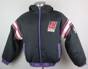 Vintage 90s Phoenix Suns Pro Player Hooded Reversible Jacket XL(18-20) Mens S/M - Picture 1 of 12