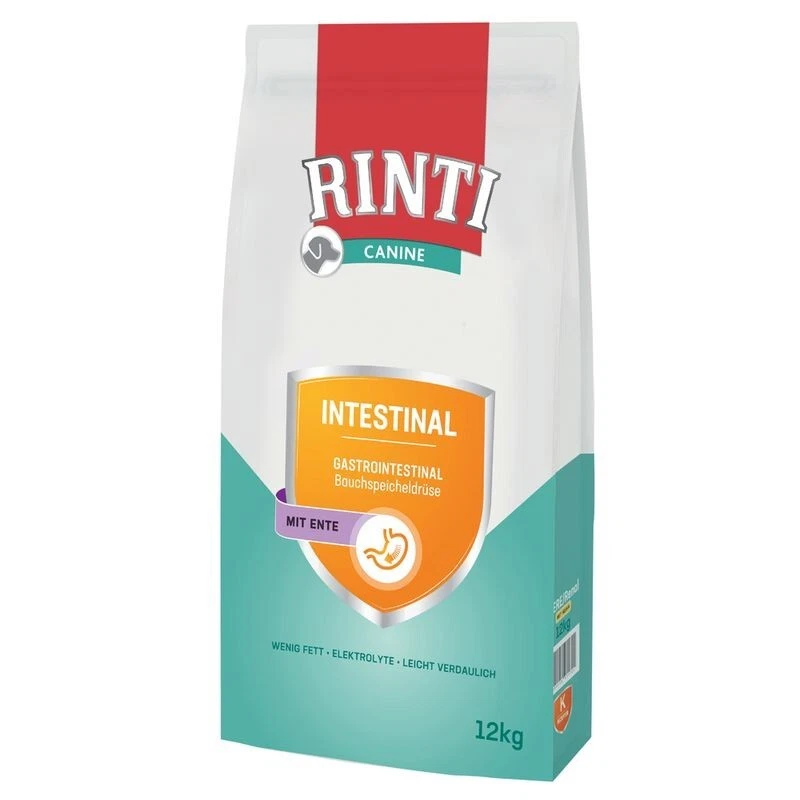 Rinti Hundefutter Canine Intestinal Trockenfutter Ente 12kg Diät Verdauung Hund - Bild 1 von 1