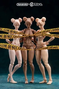 Romankey X COWL 1/12 Scale Flexible Girl Action Figure Female Body &Head 6" Doll - Picture 1 of 43