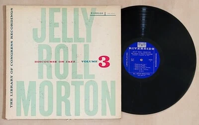 JELLY ROLL MORTON - Recordings Vol 3 / LP 33T 1955 Riverside VG+/VG - Photo 1/2