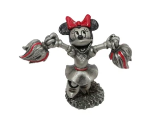 Disney Minnie Mouse Cheerleader 2" Figurine Hudson Fine Pewter #5999 Rare - Picture 1 of 6