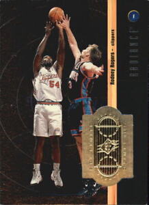 1998-99 SPx Finite Radiance Clippers Basketball Card #61 Rodney Rogers/5000