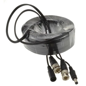 CCTV BNC Stecker & DC 2,1 x 5,5 mm Kamera Power Shotgun Kabel 18 m - Bild 1 von 5
