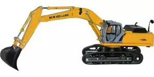 New Holland E 485 B Tracked Excavator 1/87 HO Scale Diecast Model by Promotex - Picture 1 of 4