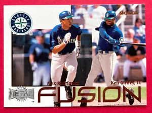Skybox Metal Fusion 2000 #1 de 15 Ken Griffey Jr. Alex Rodríguez Mariners ⚾️ Casi nuevo+ - Imagen 1 de 3