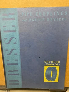 Vtg S.R Dresser Mfg Catalog 1936 Pipe Couplings Fittings Clamps Asbestos Gaskets - Picture 1 of 12