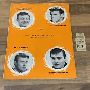Gerry & the Pacemakers Concert Programme 1963 + Ticket Stub 13 Oct @ Coventry - Picture 1 of 15