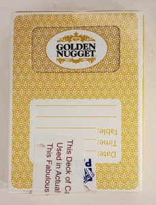 Baraja de casino vintage Golden Nugget Paul Son cartas selladas por casino - Imagen 1 de 6