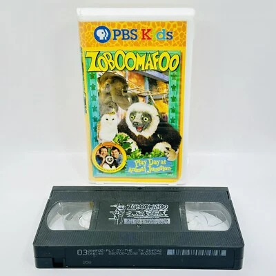 Zoboomafoo - Play Day at Animal Junction VHS 2000 PBS Kids Clam Shell - Image 1 of 4