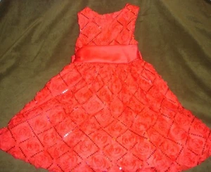 Vestido de fiesta rosa roja - niñas 5 - ¡Raro también! - Imagen 1 de 5