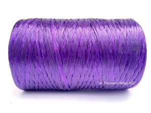 Kulay Purple Artificial Sinew Waxed Flat Polyester Thread, Sinue, 300 yards - Picture 1 of 6