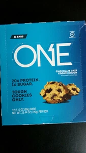 ONE Protein Bars Chocolate Chip Cookie Dough, 2.12 oz. bars (12 Pack) - Picture 1 of 3