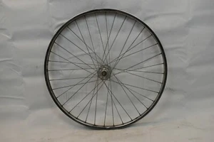 Schwinn 27" Front Road Bike Wheel Model 71 Hub Silver OLW95 36S AV Free Shipping - Picture 1 of 9