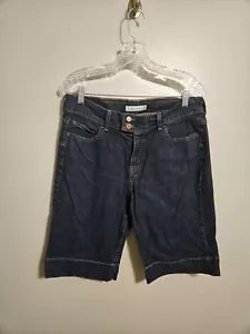 Levi’s 515 lange Damenjeans dunkle Waschung Bermuda Shorts Größe 12 - Bild 1 von 8